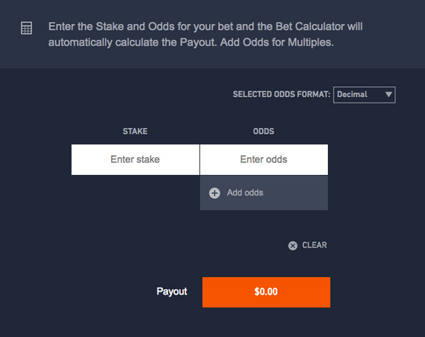 How To Calculate Payout On Odds